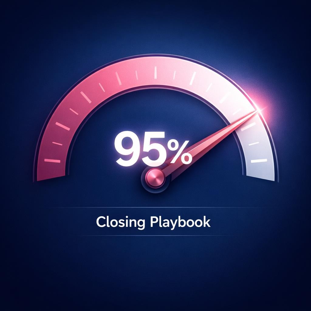 Closing Playbook — key stats, steps and framework infographic for B2B revenue teams | Revspire