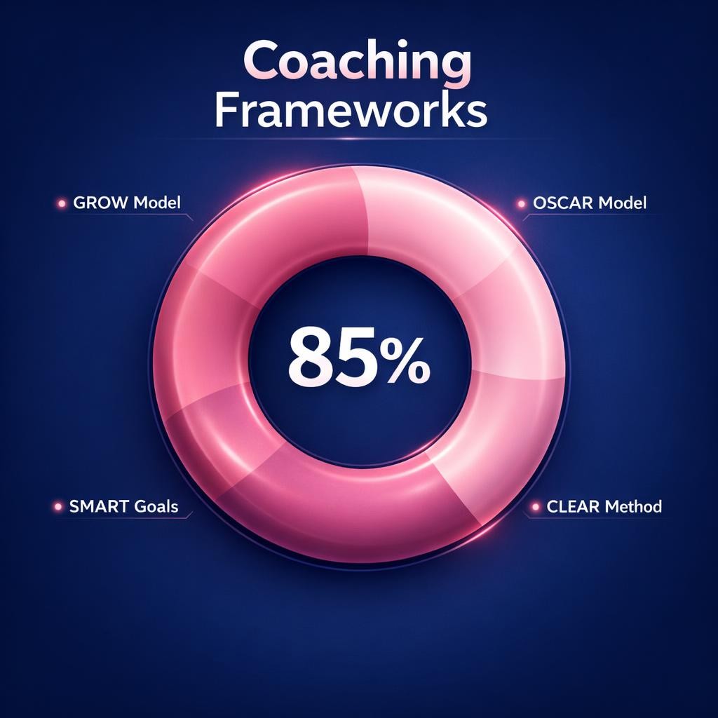 Coaching Frameworks — key stats, steps and framework infographic for B2B revenue teams | Revspire
