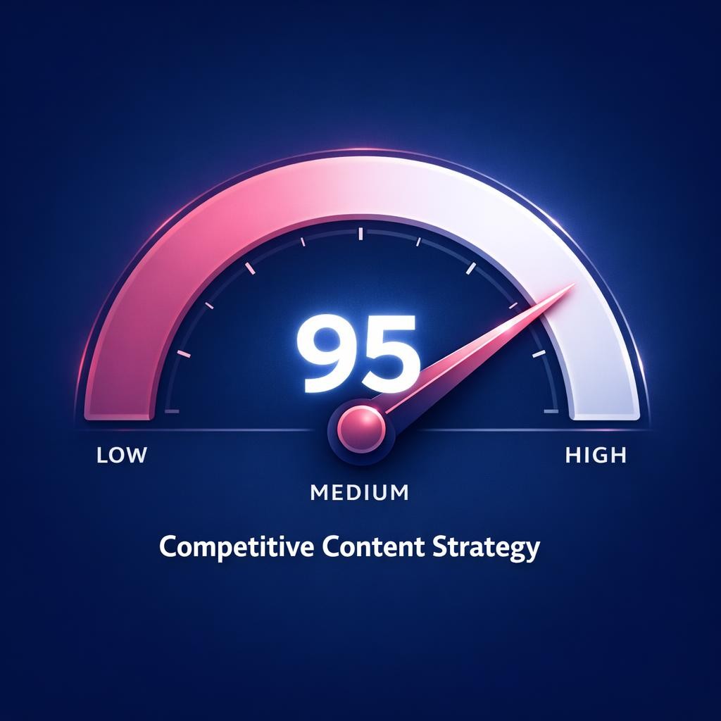 Competitive Content Strategy — key stats, steps and framework infographic for B2B revenue teams | Revspire