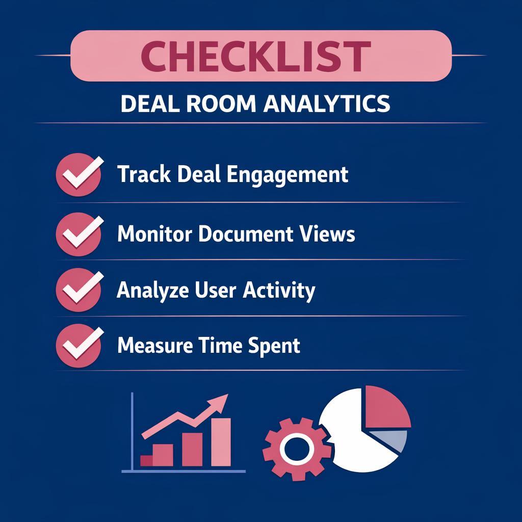 Deal Room Analytics — key stats, steps and framework infographic for B2B revenue teams | Revspire