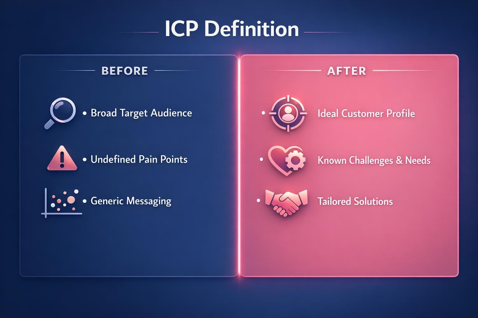 Why ICP Definition Is the Highest-Leverage Move in B2B Sales — infographic guide for B2B sales and revenue teams | Revspire