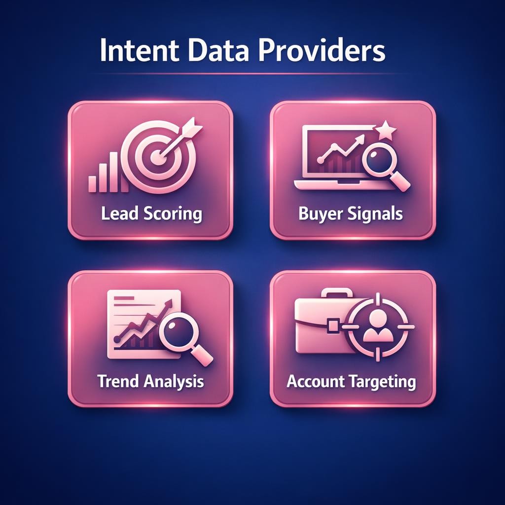 Intent Data Providers — key stats, steps and framework infographic for B2B revenue teams | Revspire