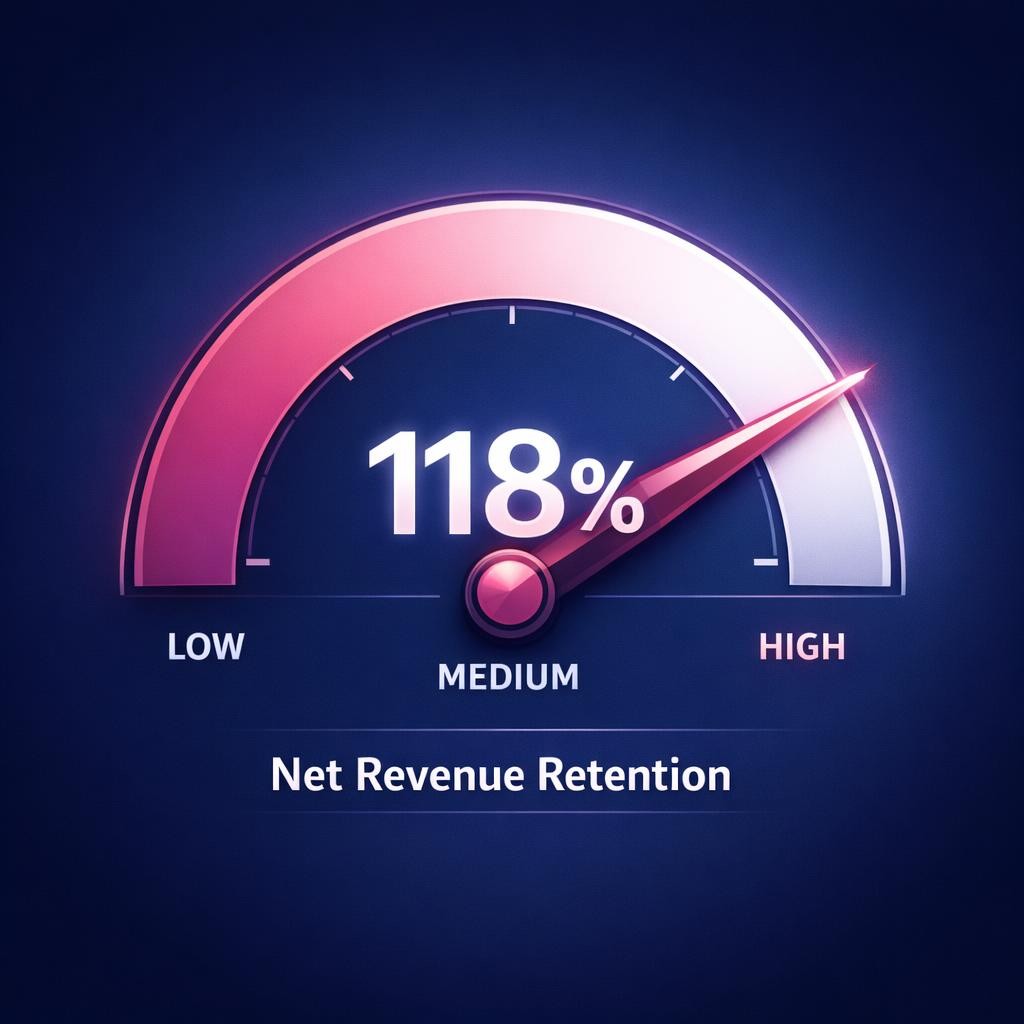Net Revenue Retention — key stats, steps and framework infographic for B2B revenue teams | Revspire