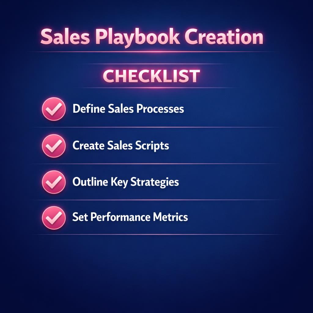 Sales Playbook Creation — key stats, steps and framework infographic for B2B revenue teams | Revspire