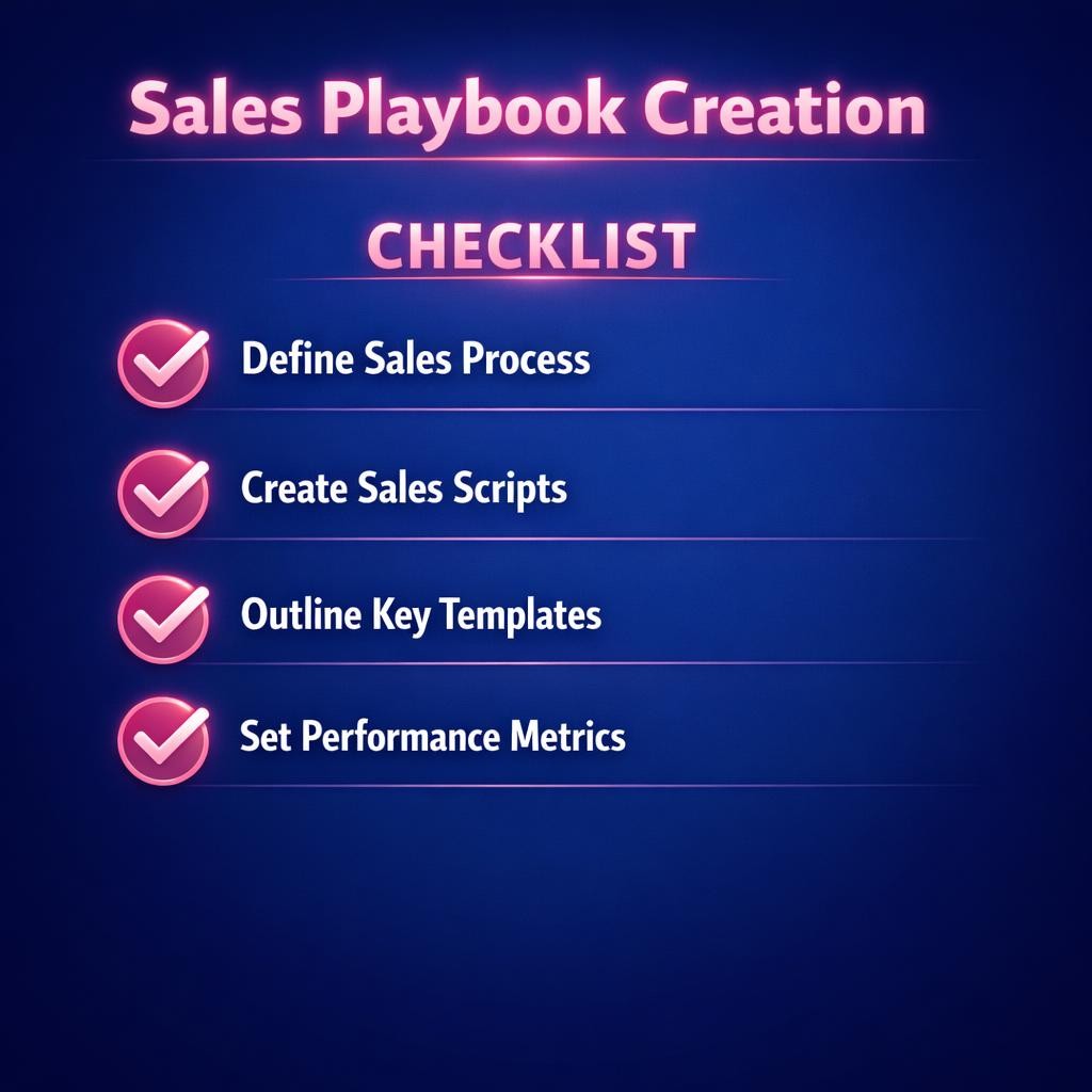 Sales Playbook Creation — key stats, steps and framework infographic for B2B revenue teams | Revspire
